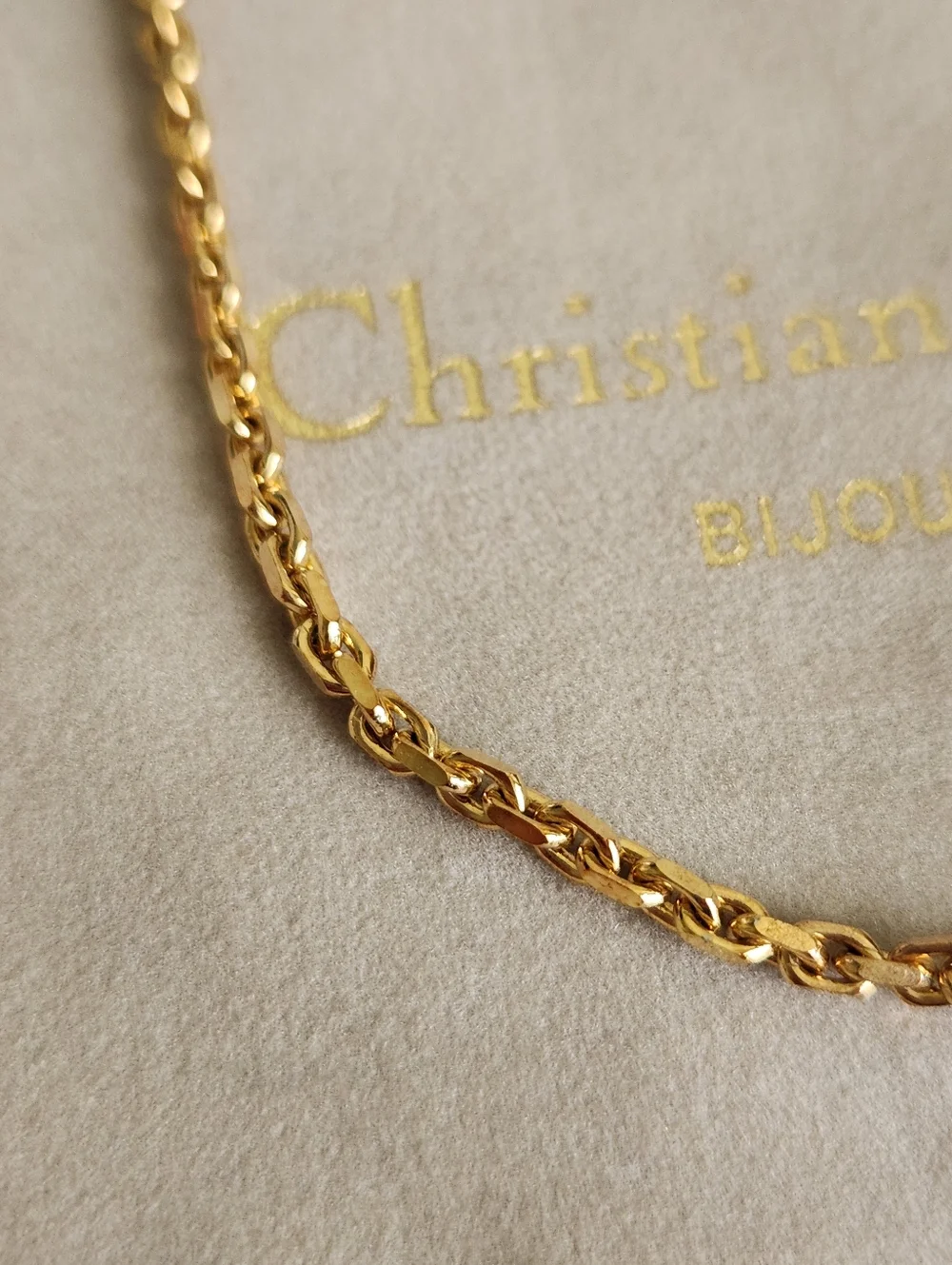 Christian Dior Gold Plated Necklace - Picture 2 of 5